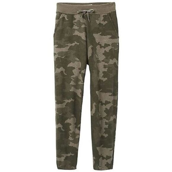 NWT prAna Women's Cozy Up Ankle Pant Jogger Sweatpants Sage Camo Size Small - Picture 2 of 11